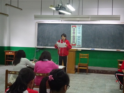 105學年度校內國語文競賽閩南語朗讀組比賽情形