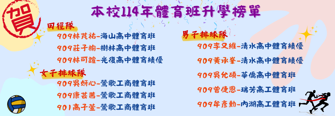 體育班榜單